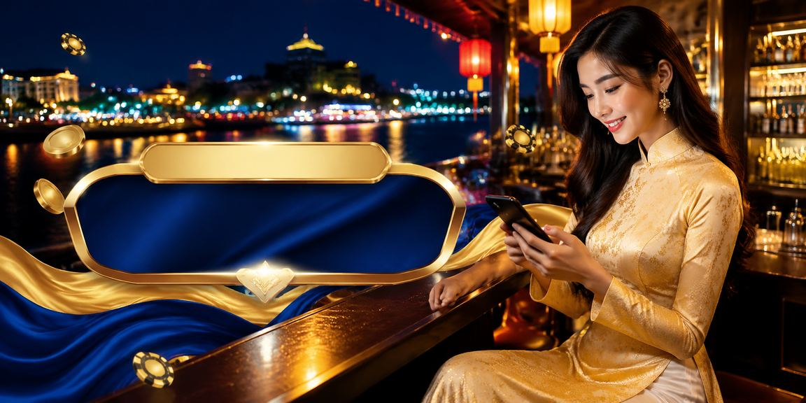 Không gian casino di động với trang phục Áo Dài truyền thống tại khu vực Đồng bằng sông Cửu Long